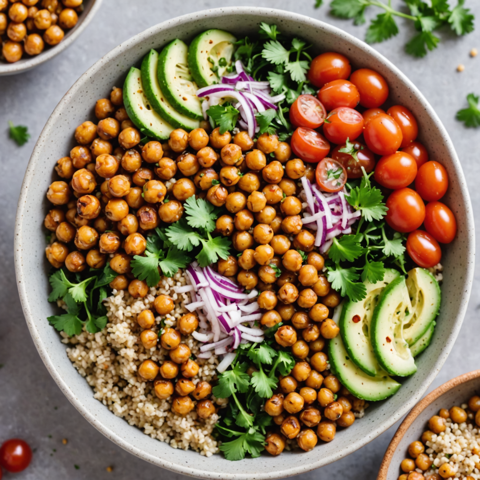 Spicy Chickpea and Quinoa Power Bowl