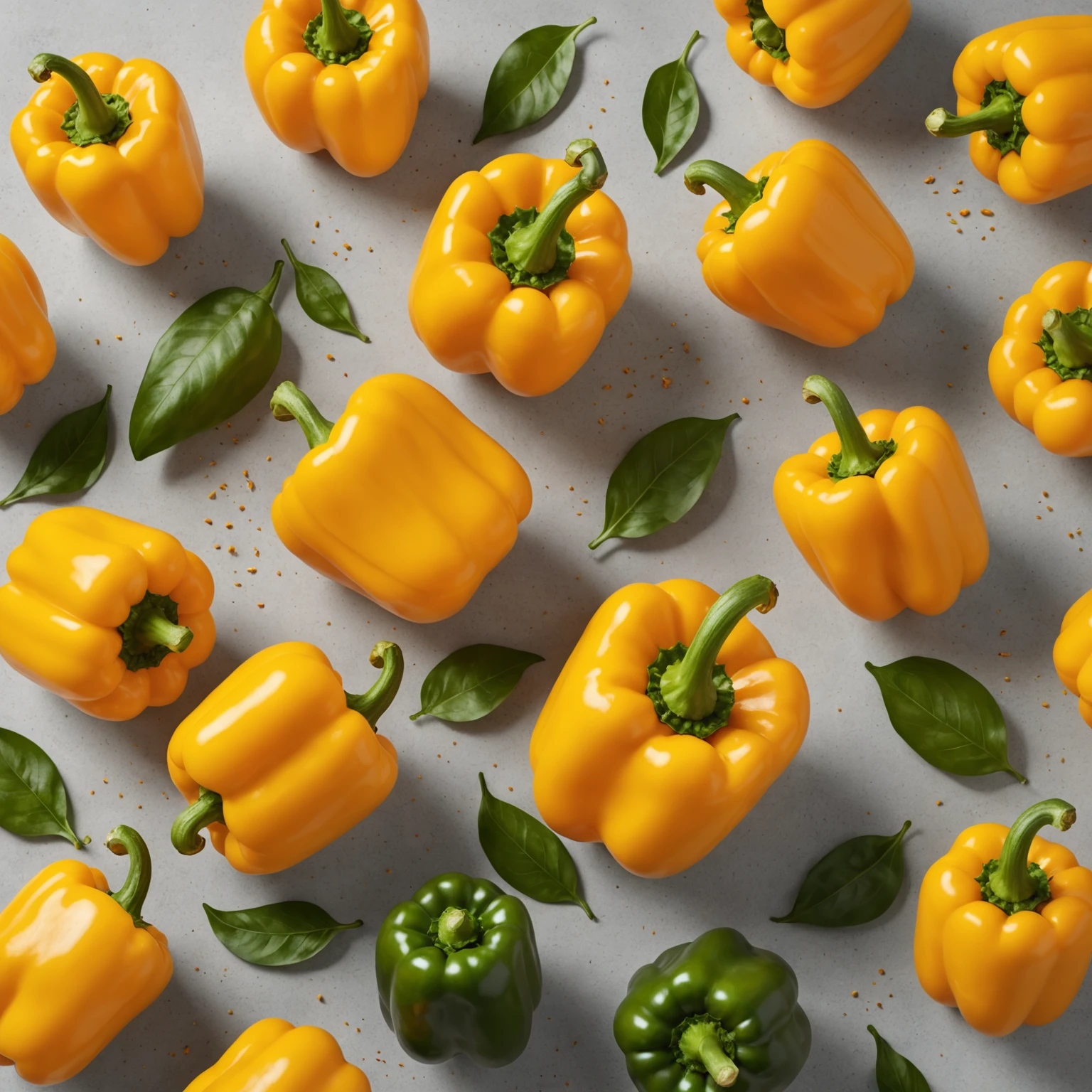 Yellow Bell Pepper recommended for Grilled Beef and Vegetable Kabobs with Fresh Chimichurri Marinade