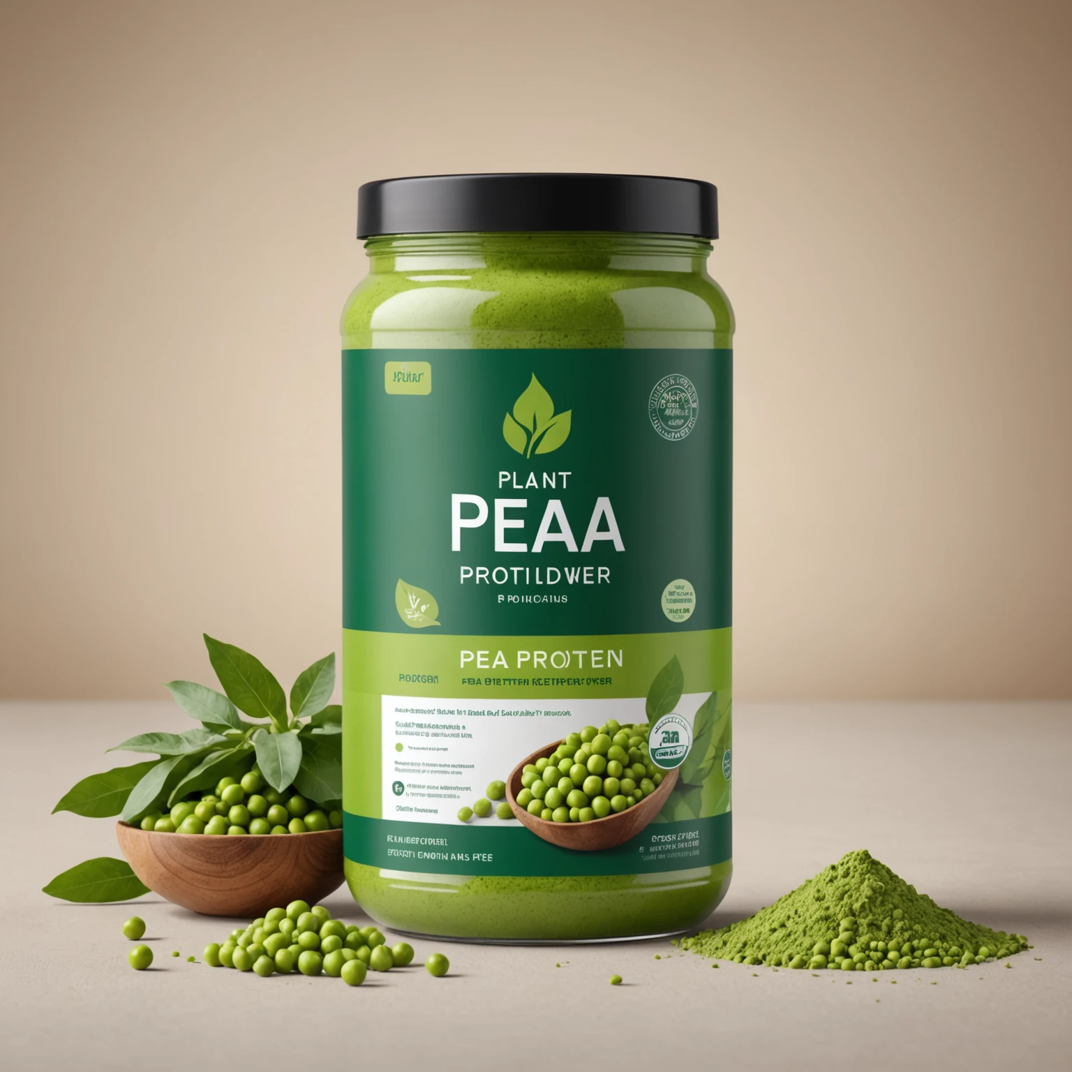 Plant-Based Pea Protein Powder recommended for Coconut Protein Smoothie with Spirulina and Mango