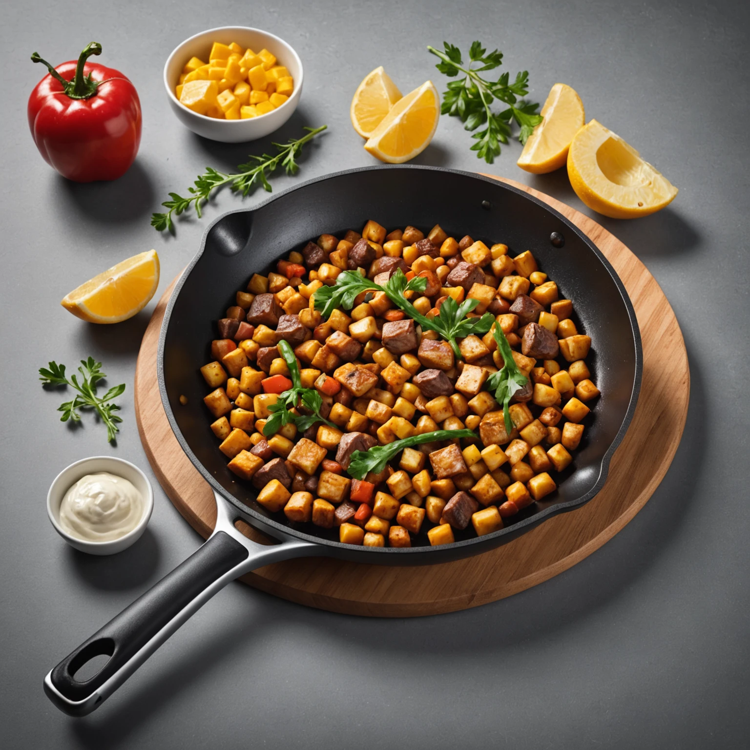 Non-Stick Skillet recommended for Chipotle Lime Turkey Lettuce Wraps with Avocado
