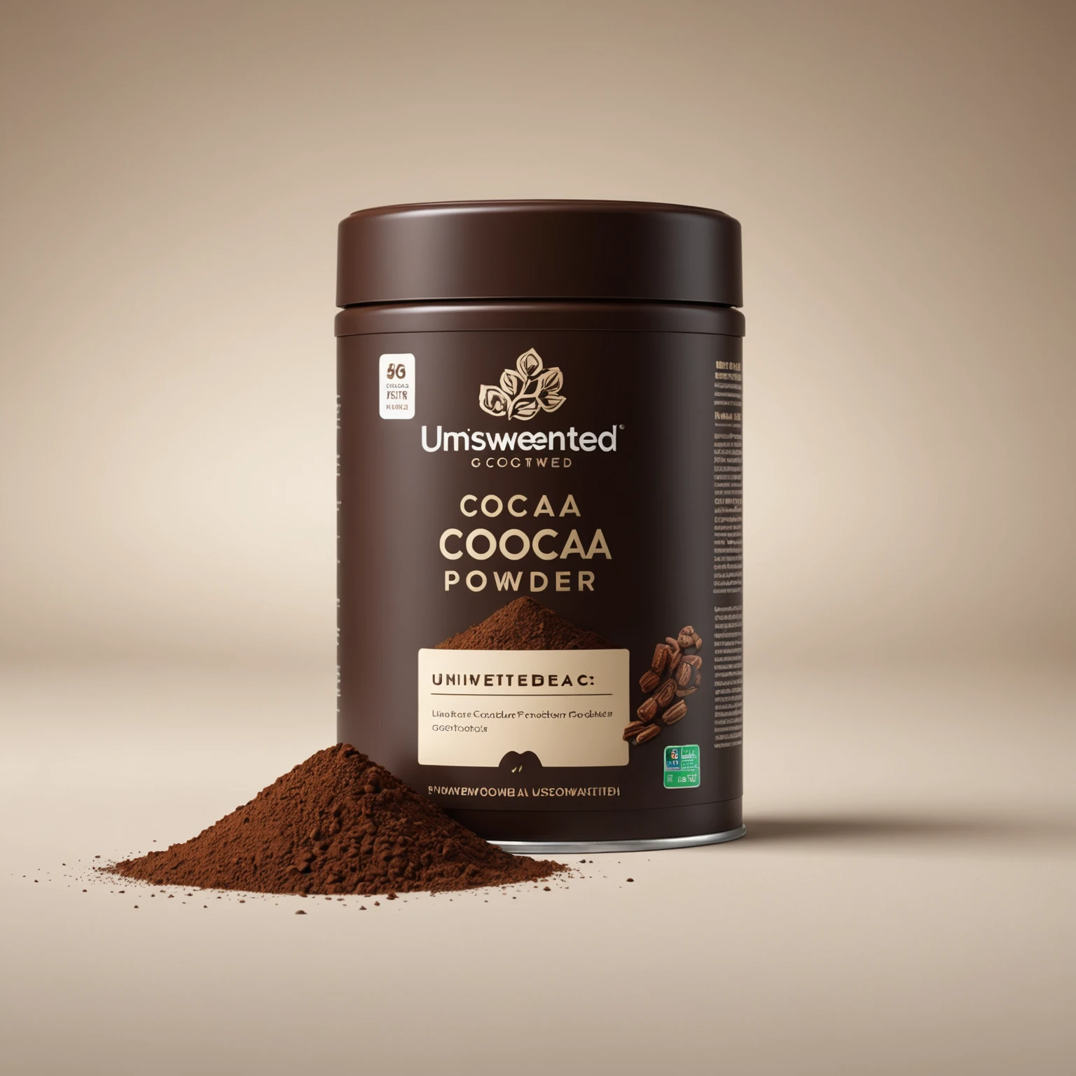 Unsweetened Cocoa Powder recommended for High-Protein Vegan Chocolate Chickpea Brownies