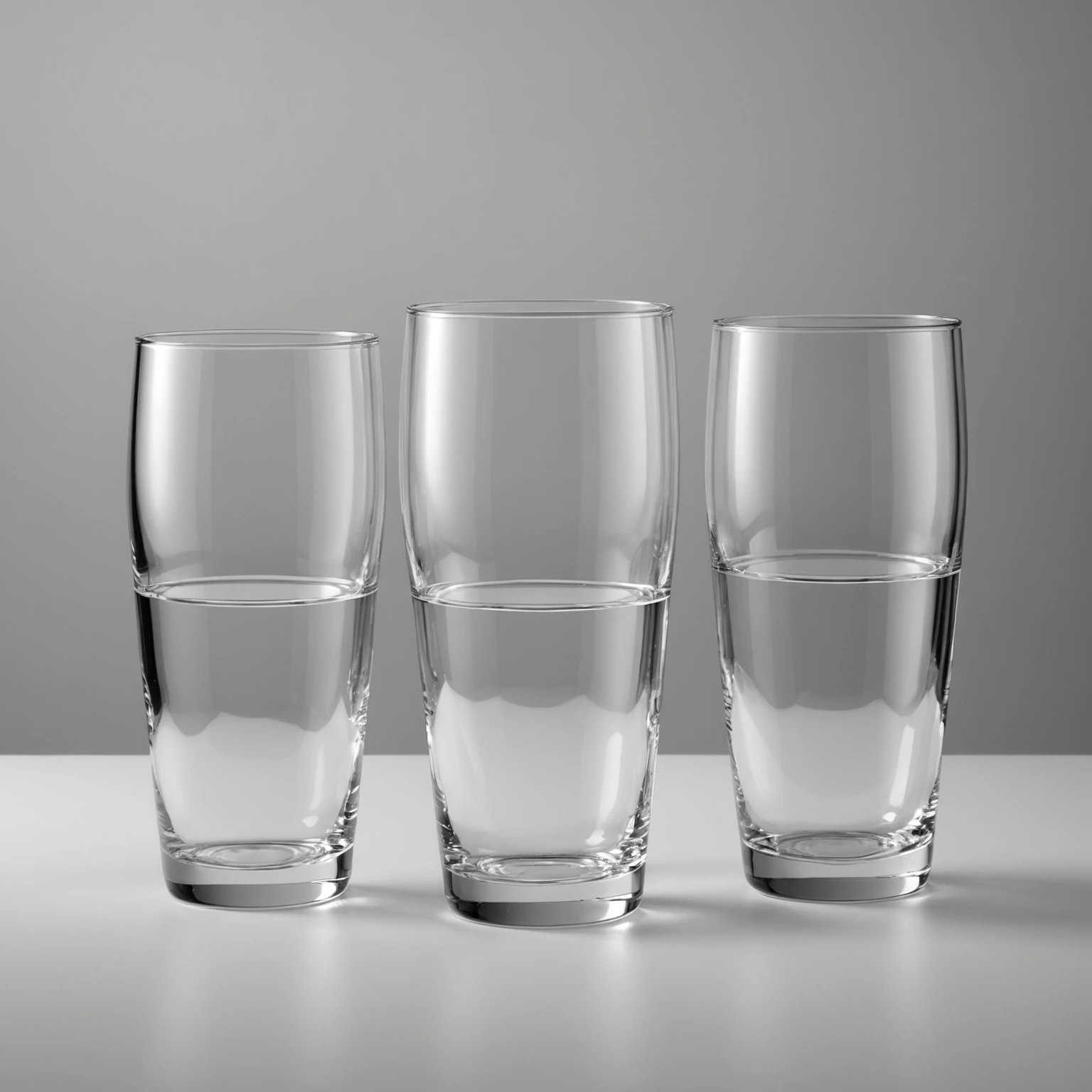 Clear Serving Glasses