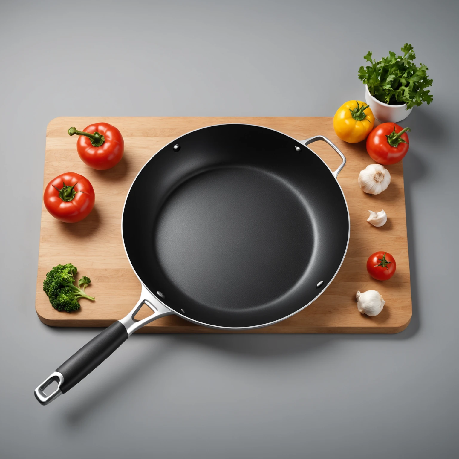 Non-Stick Frying Pan recommended for Weight-Loss Friendly Low-Fat Spiced Chickpea and Cauliflower Curry