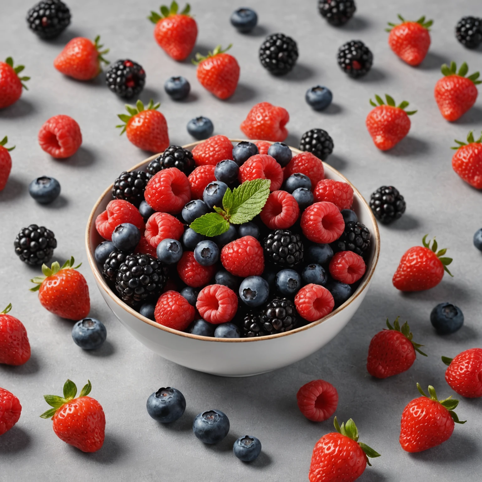 Fresh Berries recommended for Anti-Inflammatory Turmeric and Ginger Kefir Overnight Oats