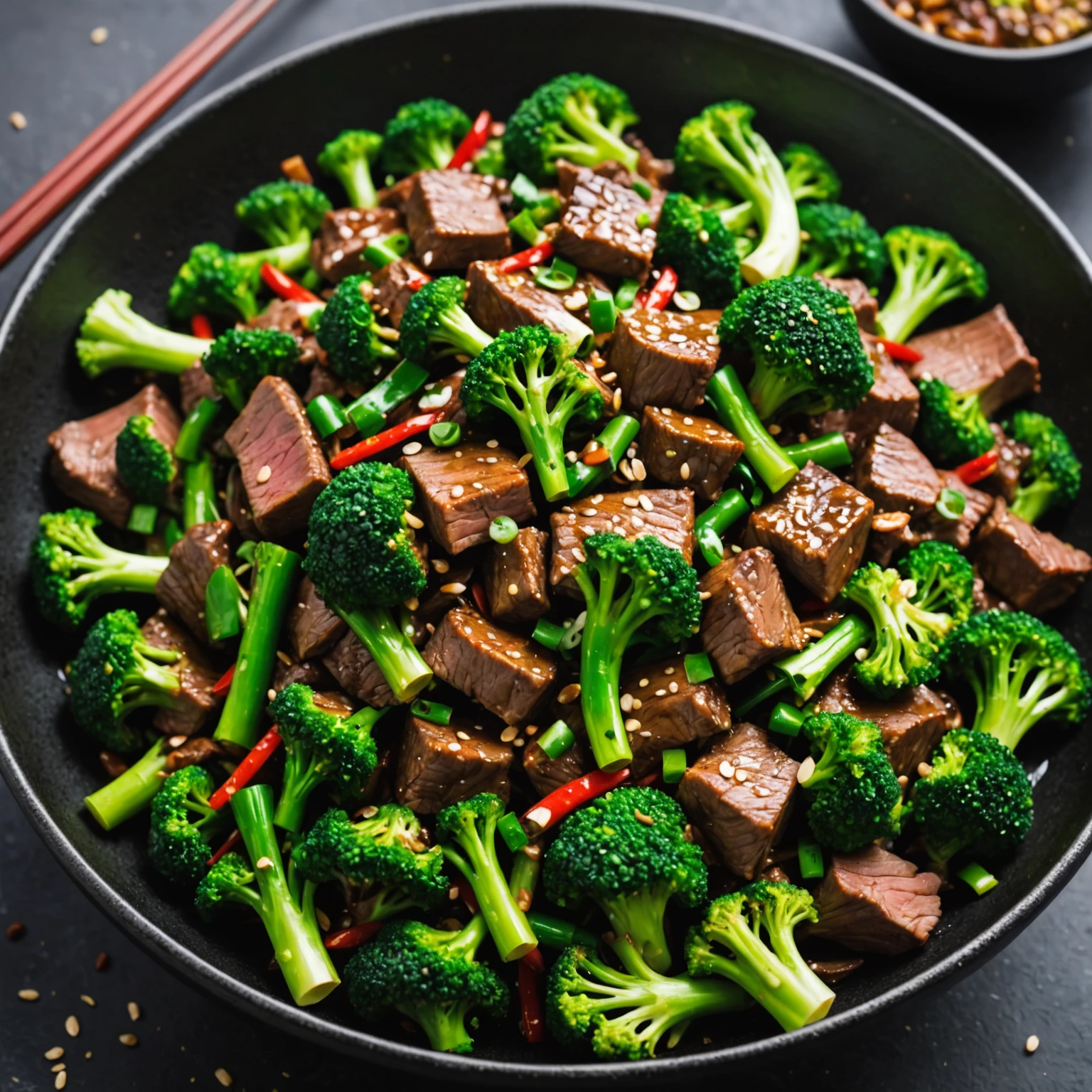 Asian-Inspired Szechuan Beef and Broccoli Stir-Fry