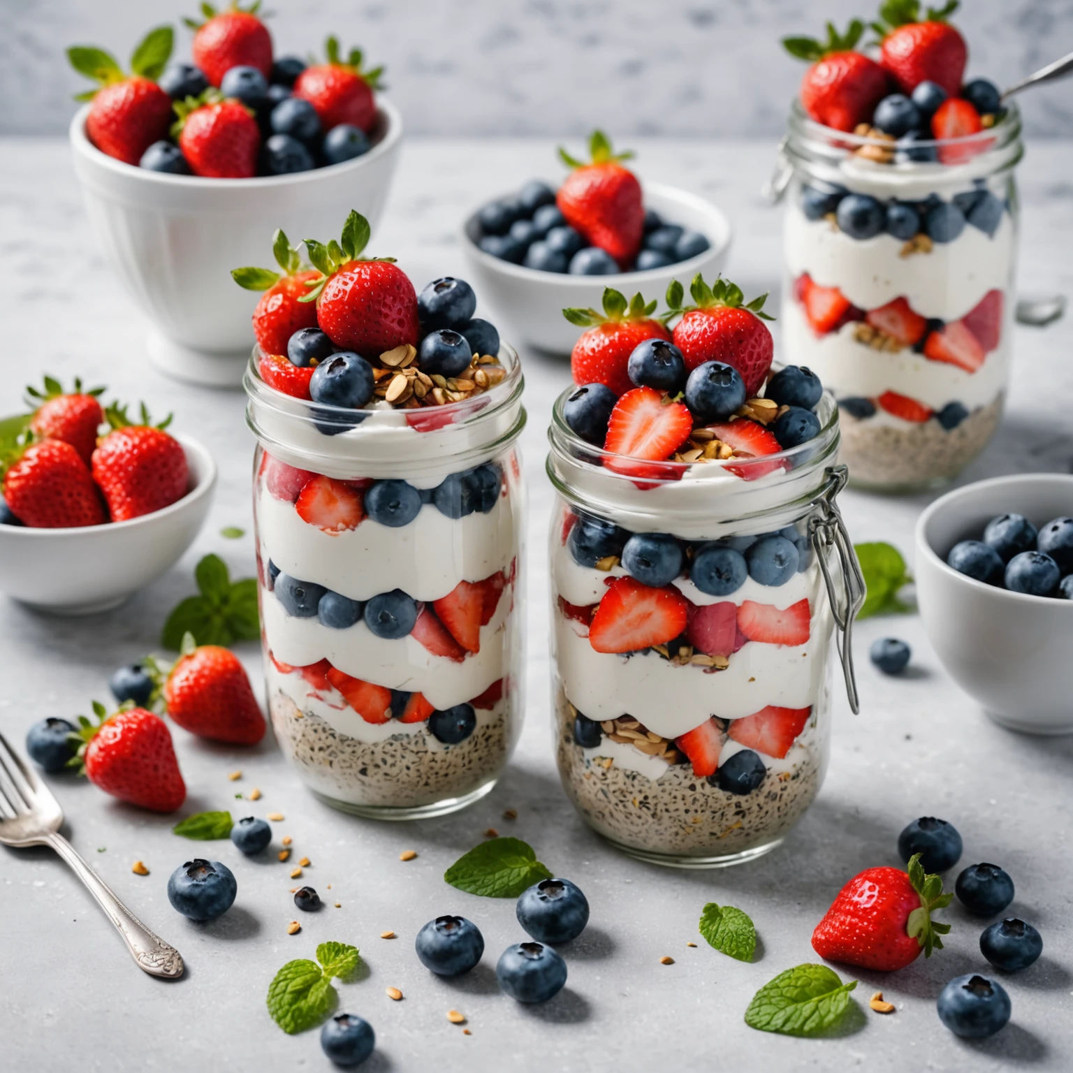 Protein-Packed Greek Yogurt and Berry Parfait