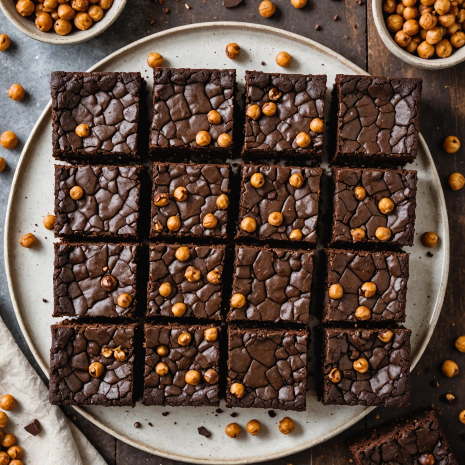 High-Protein Vegan Chocolate Chickpea Brownies