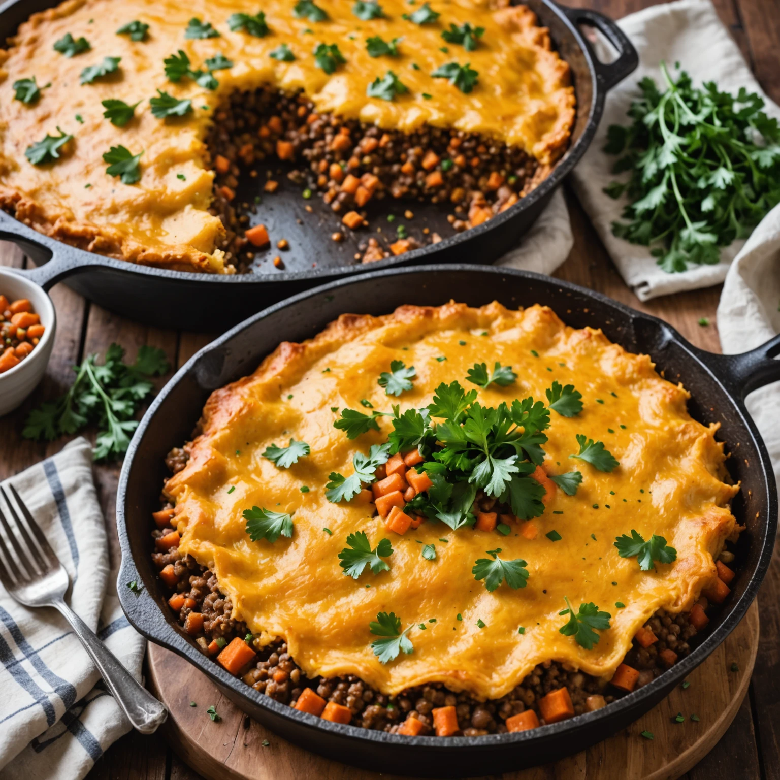 Hearty Lentil and Sweet Potato Shepherd's Pie