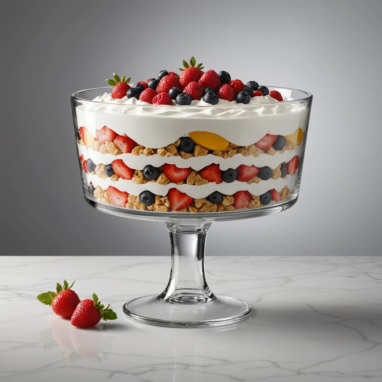 Glass Trifle Bowl