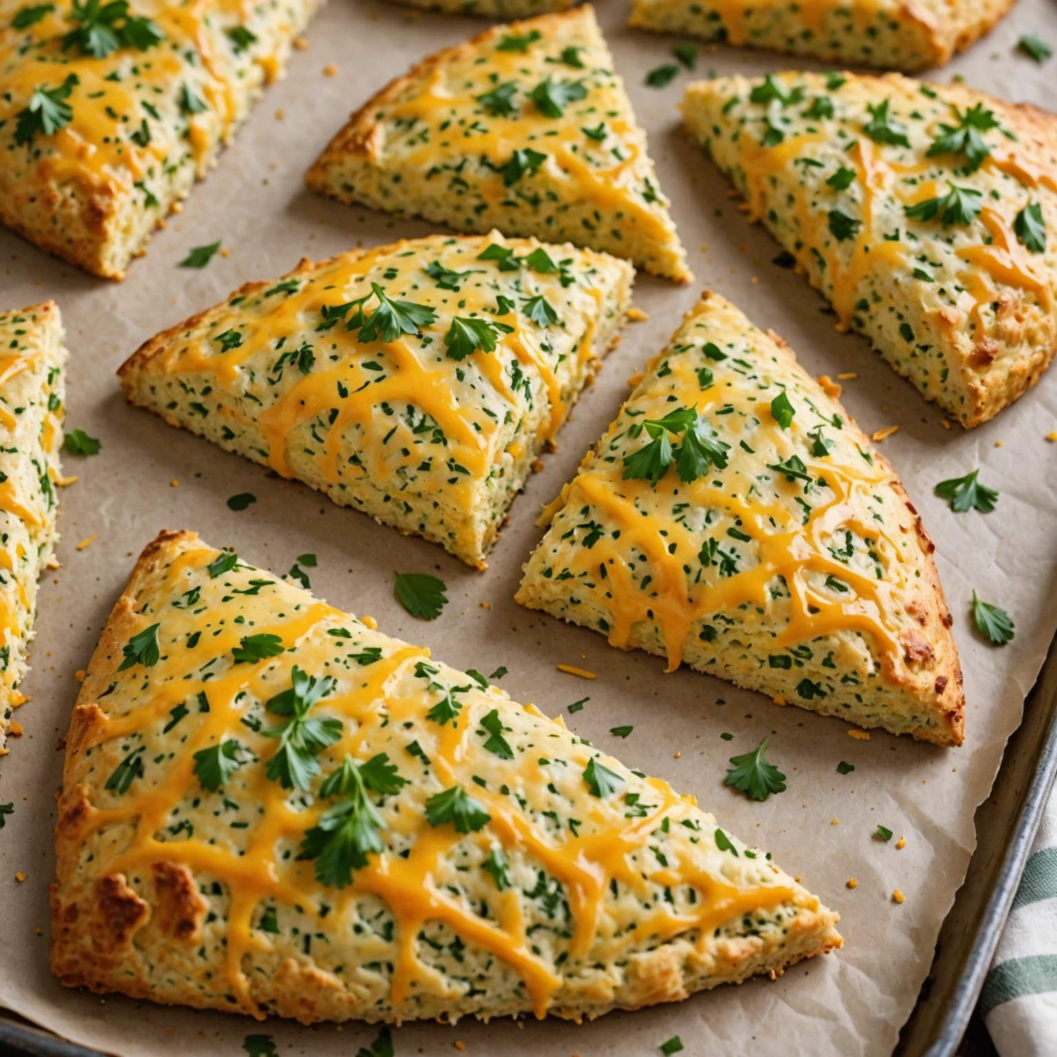 Low-Carb Savory Cheddar and Herb Scones