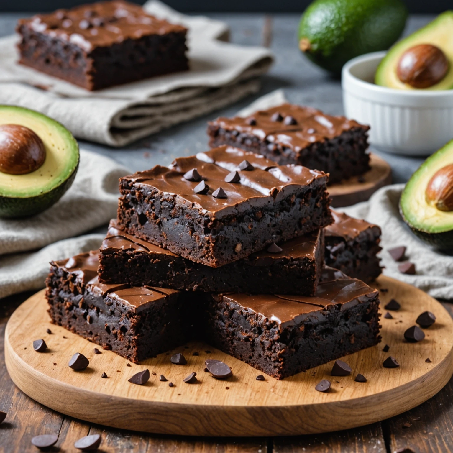 High-Protein Keto Chocolate Avocado Brownie Cake