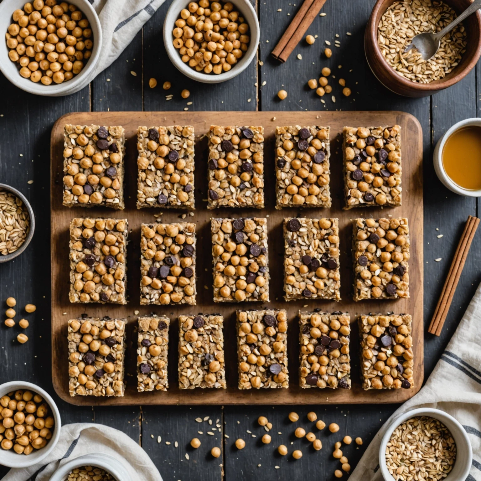 Budget-Friendly High-Fiber Chickpea and Oat Energy Bars