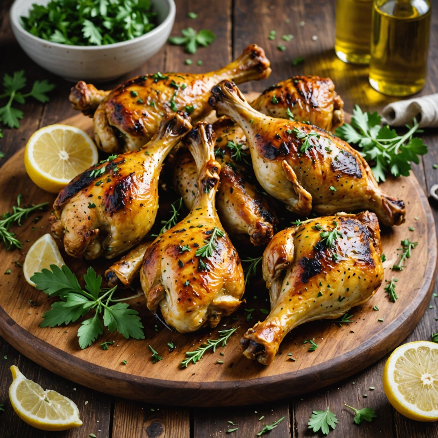 Mediterranean Herb and Olive Oil Chicken Drumsticks