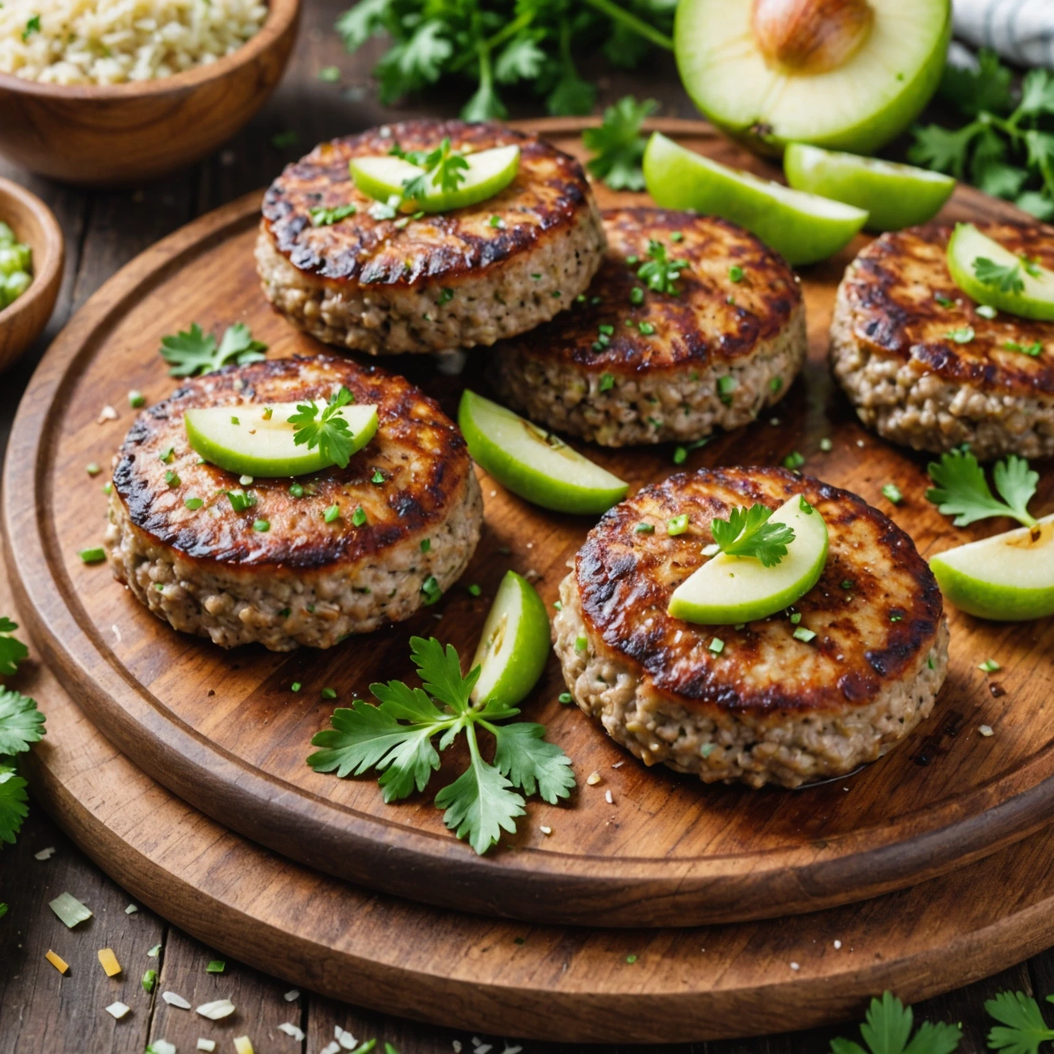Pork and Apple Cinnamon Breakfast Sausage Patties