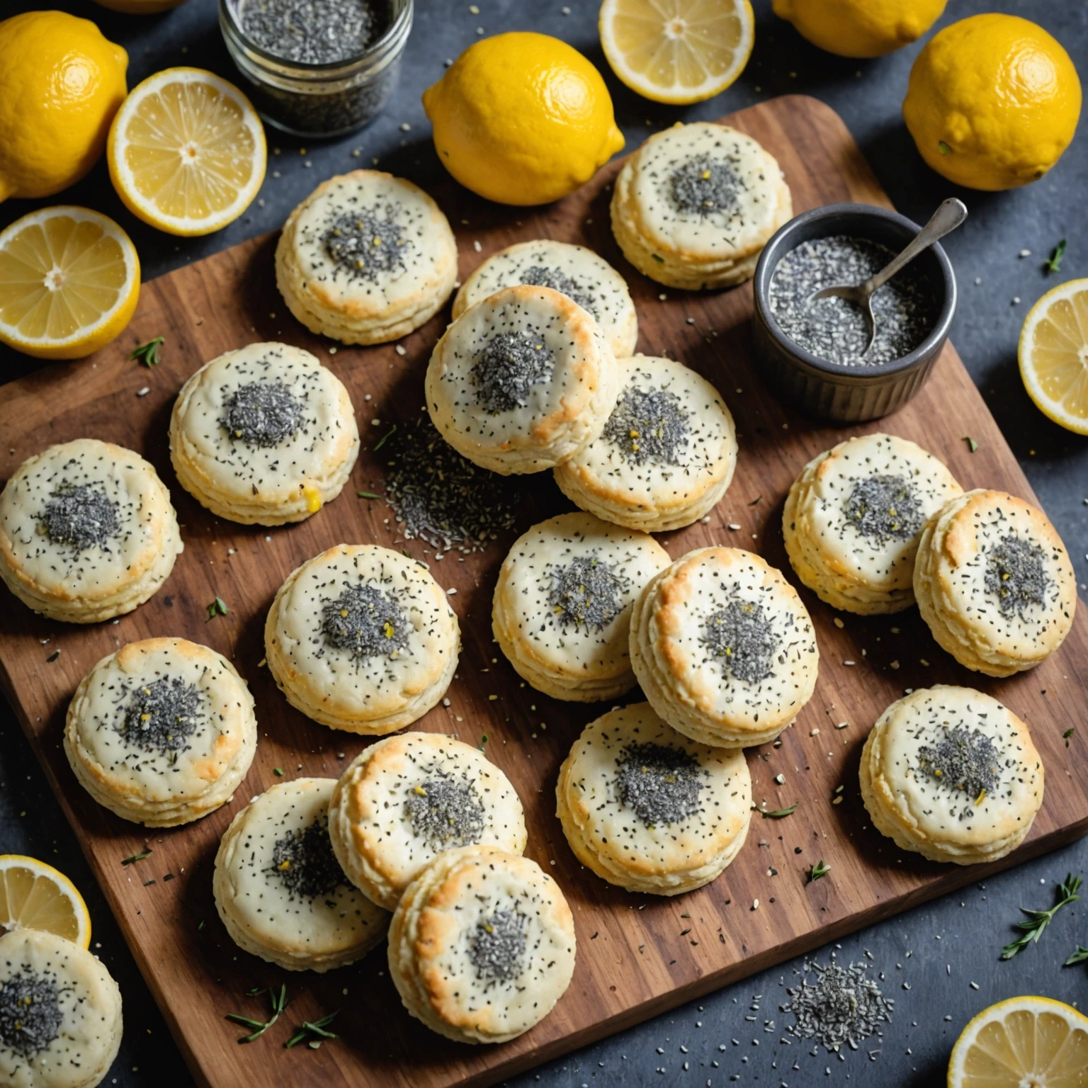 Gluten-Free High-Protein Lemon Poppy Seed Biscuits
