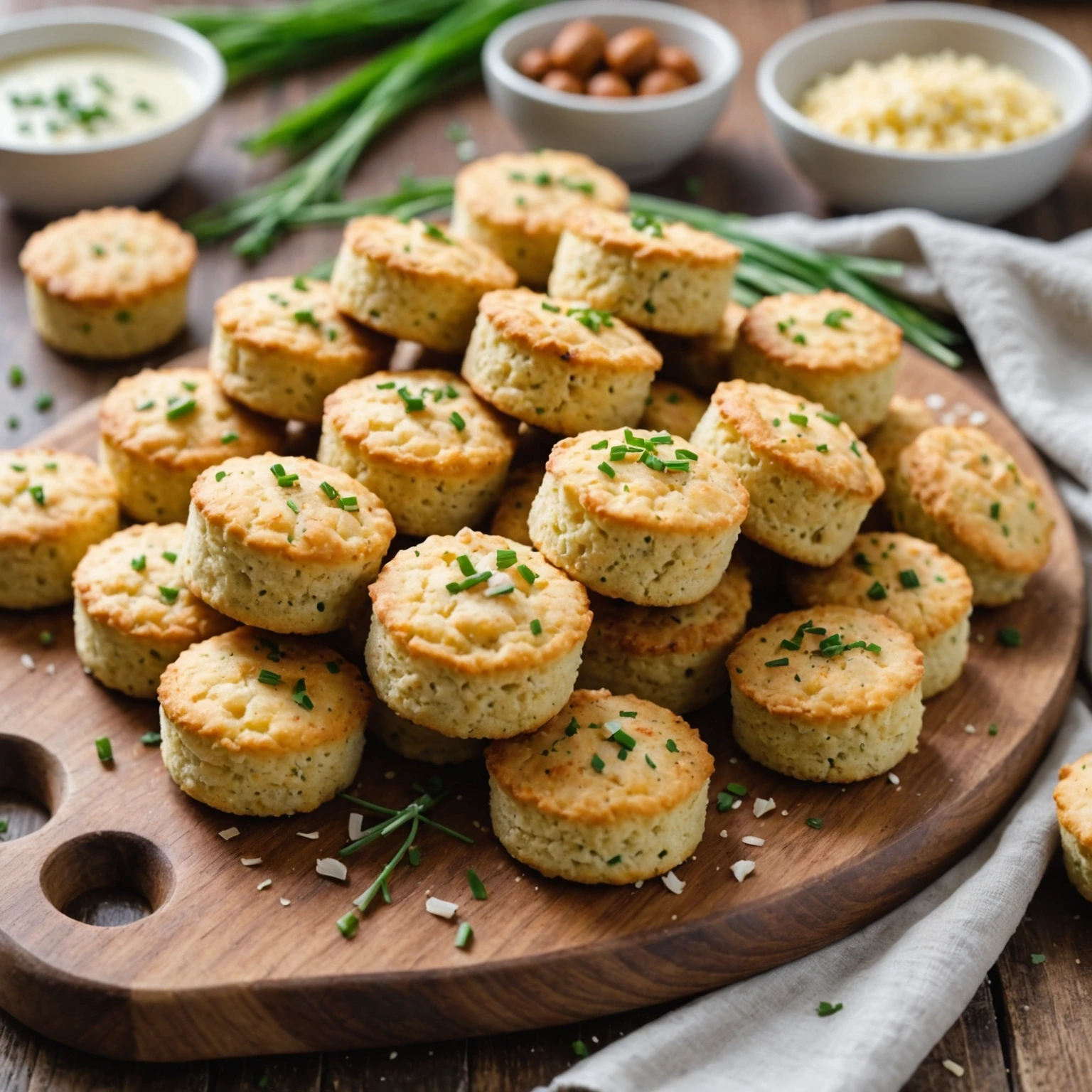 High-Protein Paleo Almond Flour Savory Biscuit Bites