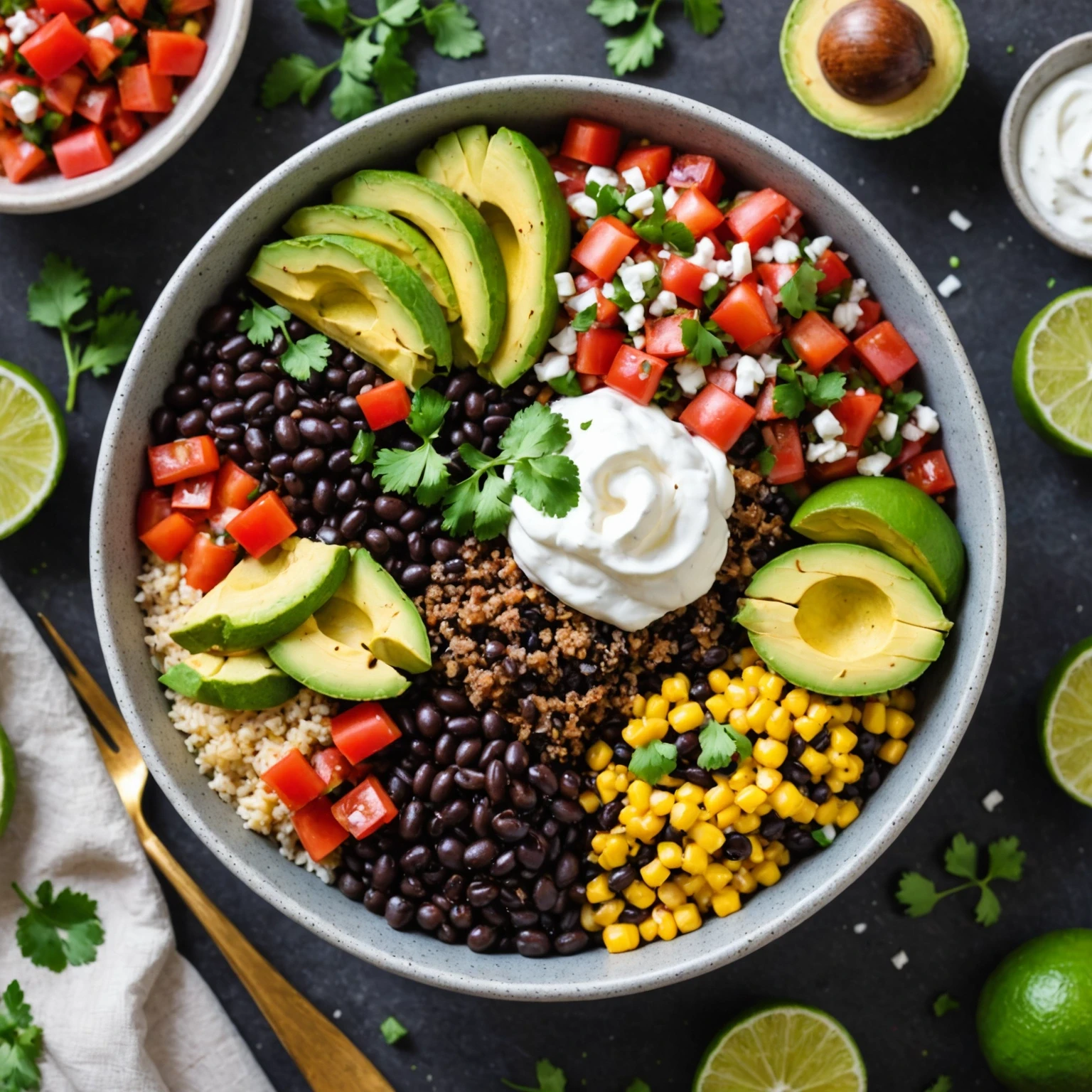 Athlete-Fuel Quinoa and Black Bean Burrito Bowl