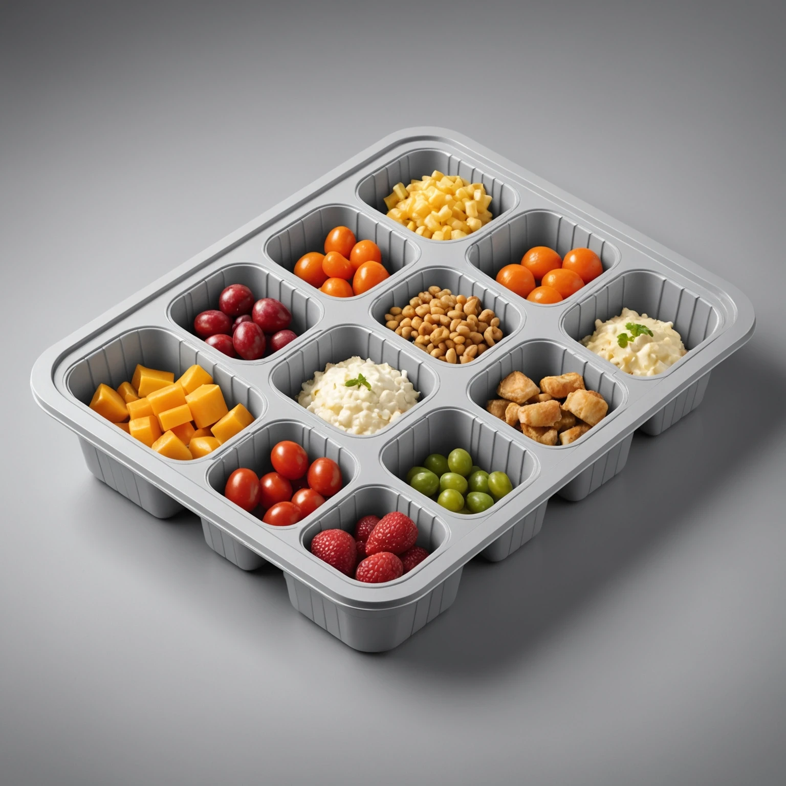 Freezer safe Tray with Small Molds recommended for Sugar-Free High-Protein Greek Yogurt Cheesecake Bites