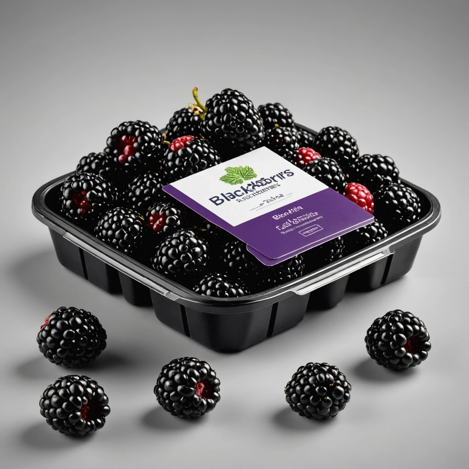 fresh blackberries